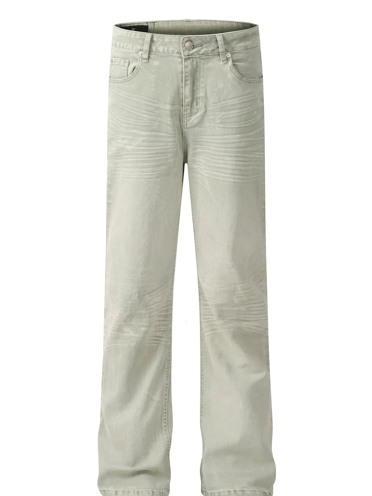 Men's Loose Fit Jeans White Gray / S