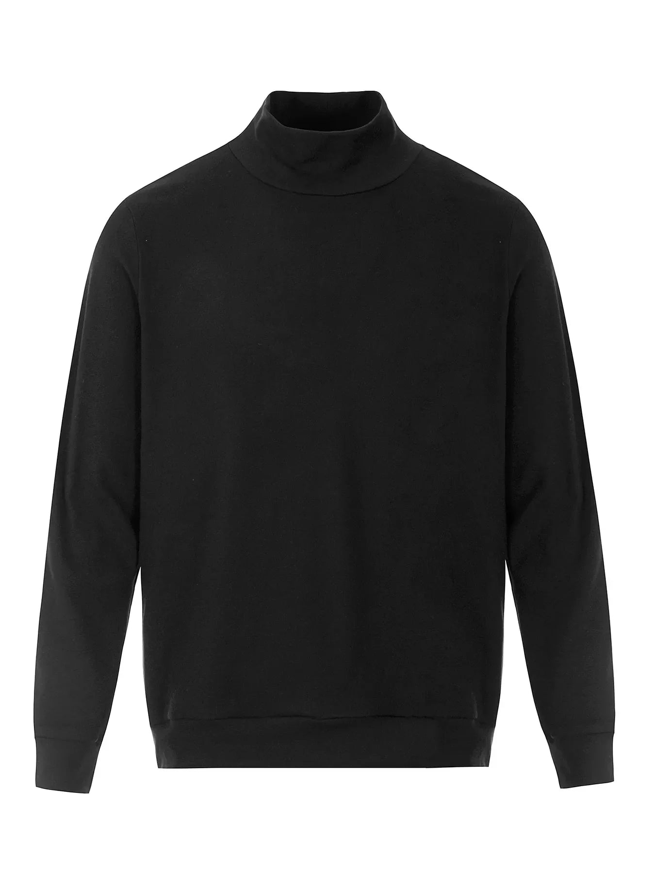Men's Mock Neck Long Sleeve Top