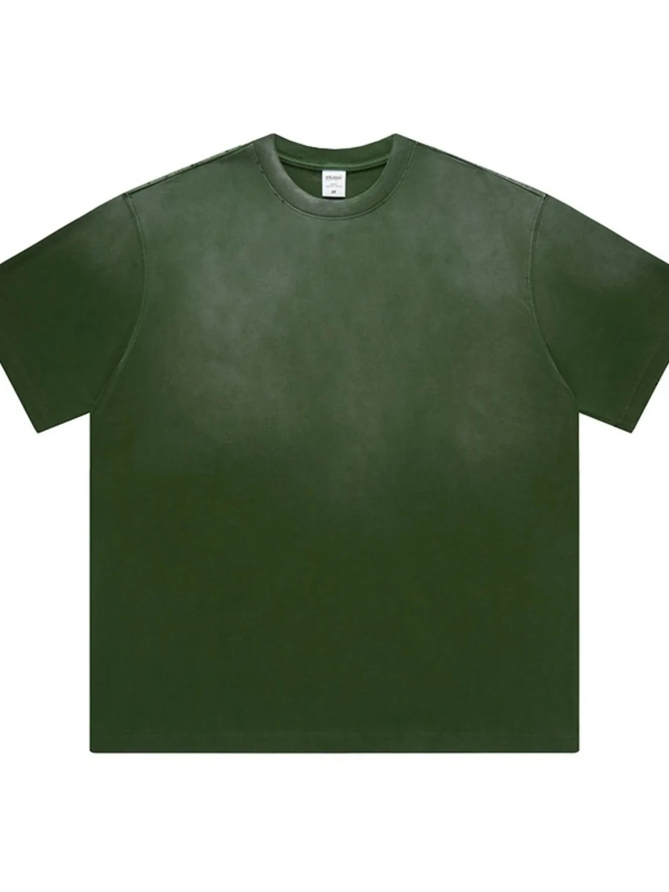Men's Oversized Gradient Short Sleeve T-Shirt Dark Green / S