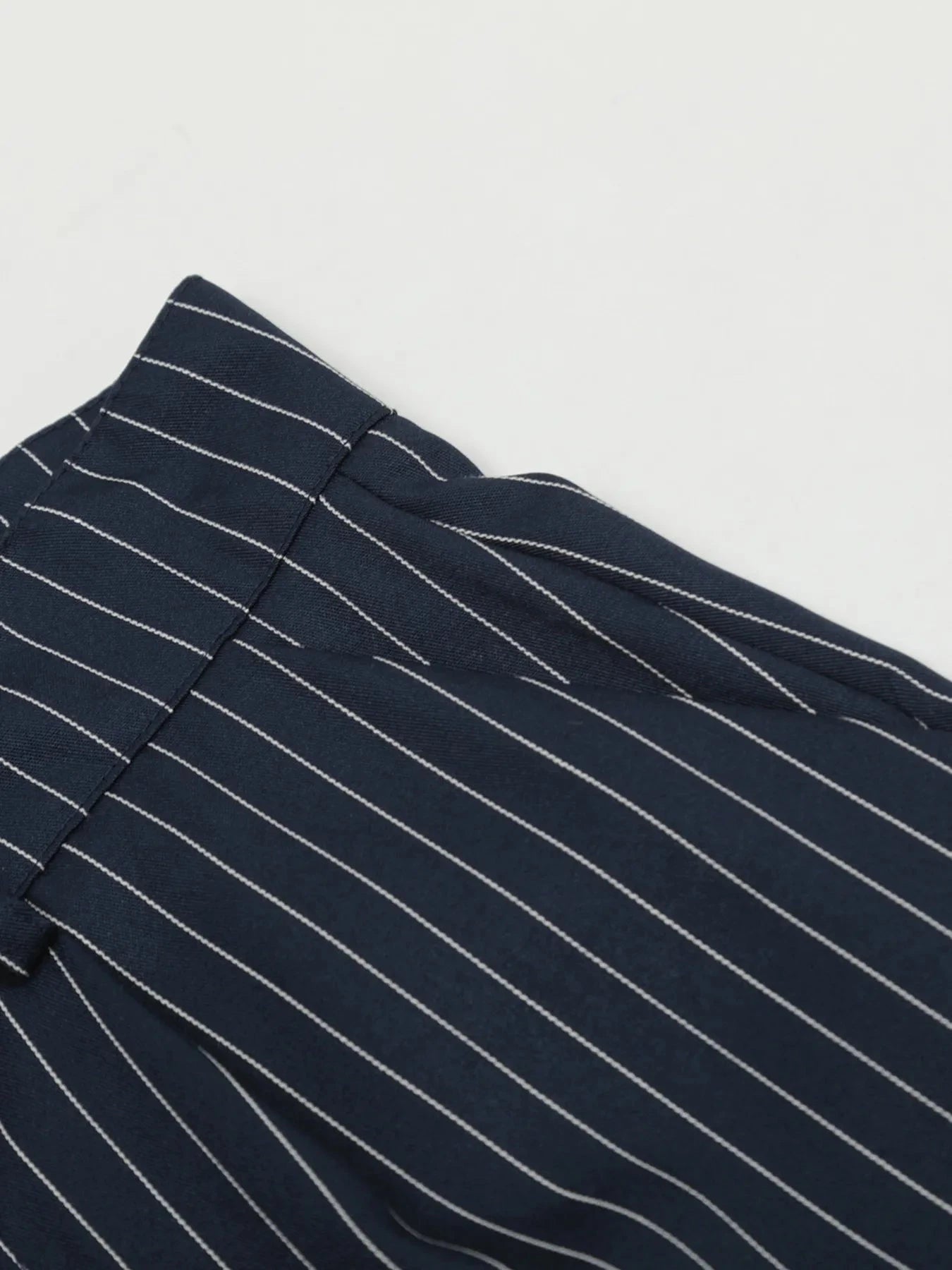 Men's Pinstripe Wide Leg Casual Pants