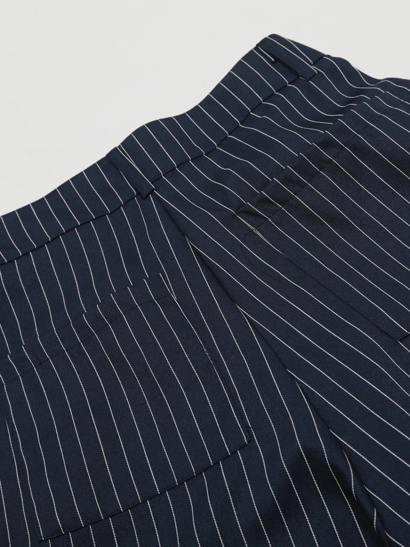 Men's Pinstripe Wide Leg Casual Pants