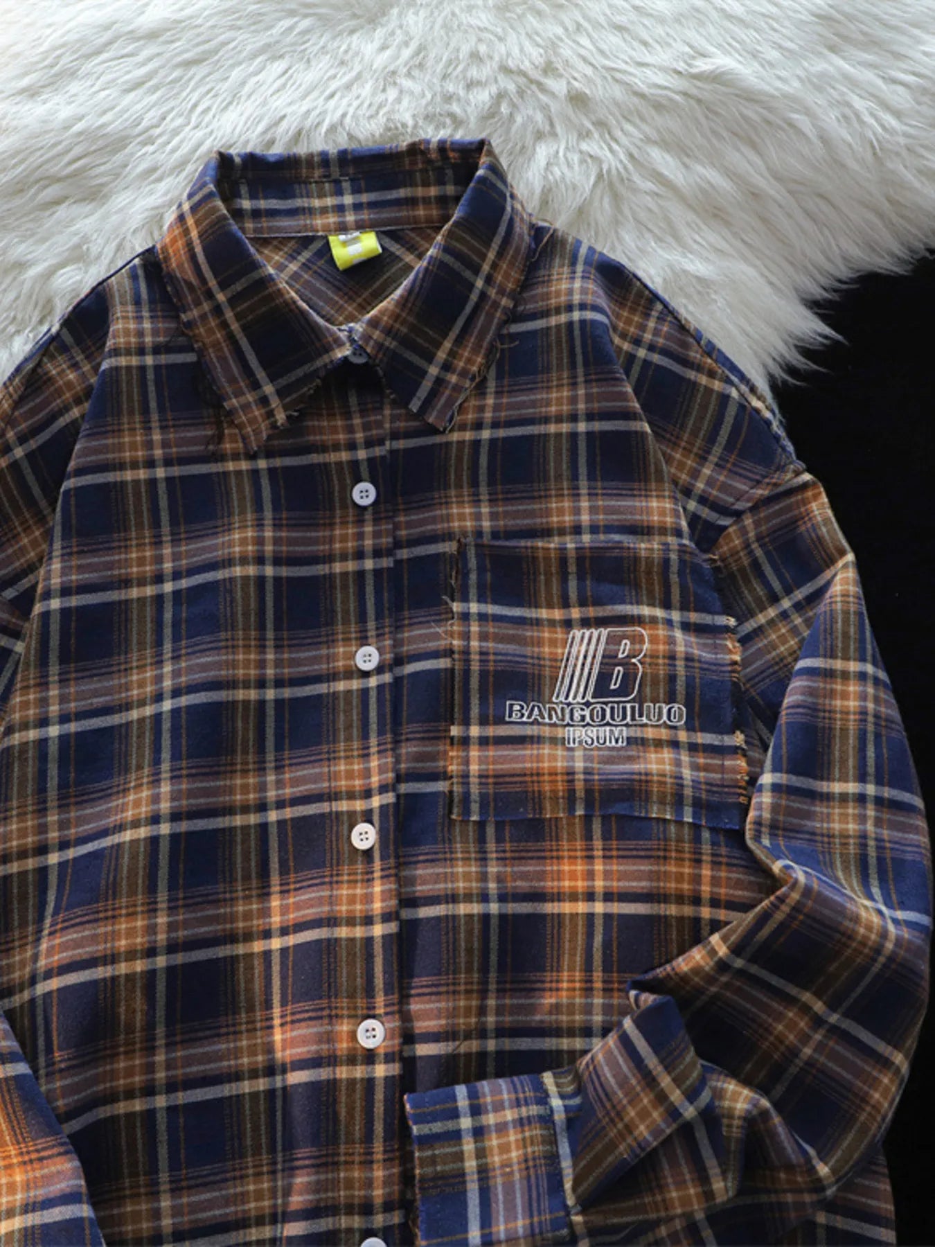 Men's Plaid Button-Down Shirt