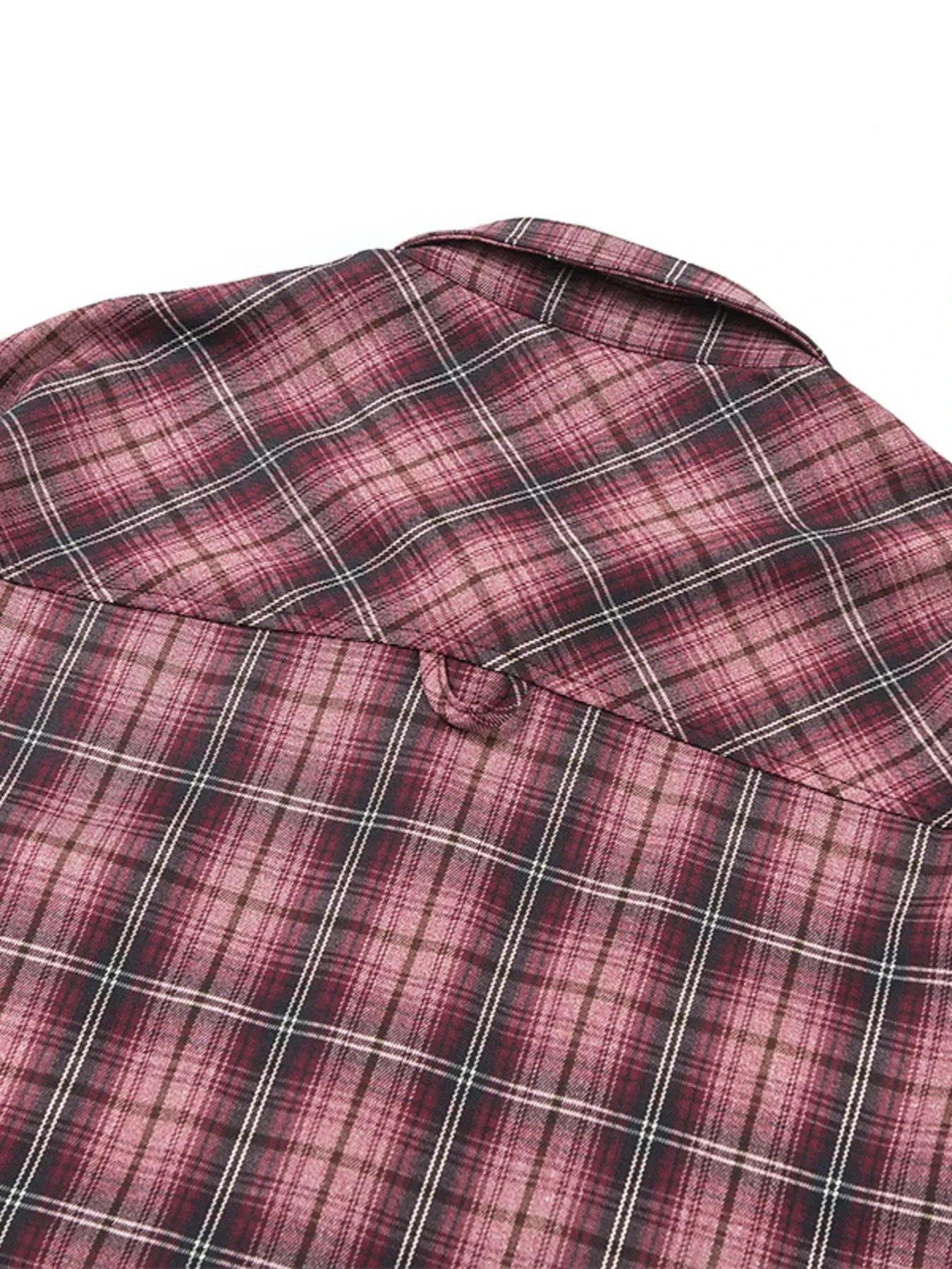 Men's Plaid Button Up Long Sleeve Shirt