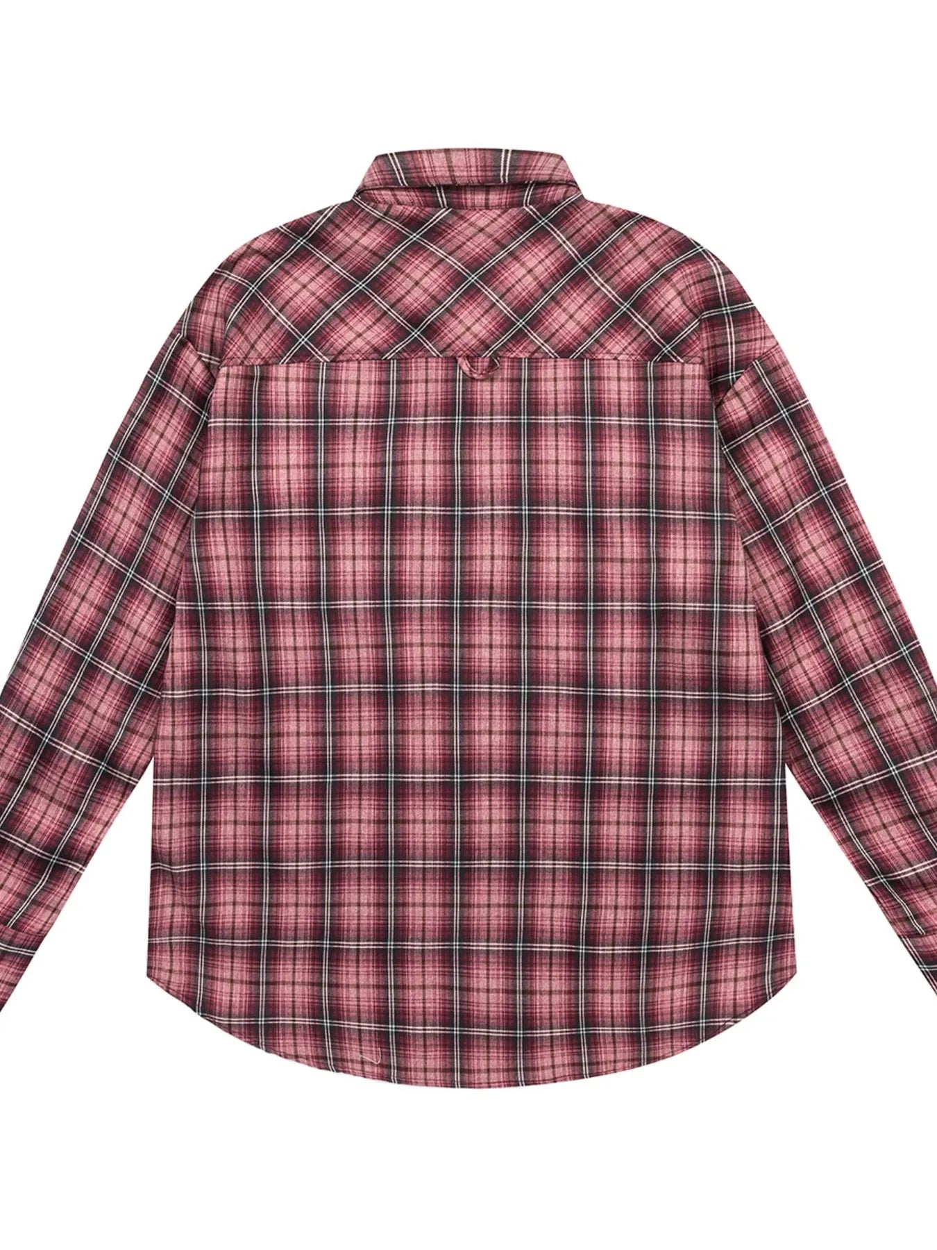 Men's Plaid Button Up Long Sleeve Shirt