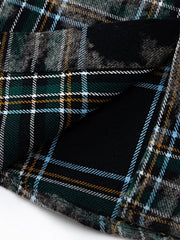 Men's Plaid Button-Up Shirt