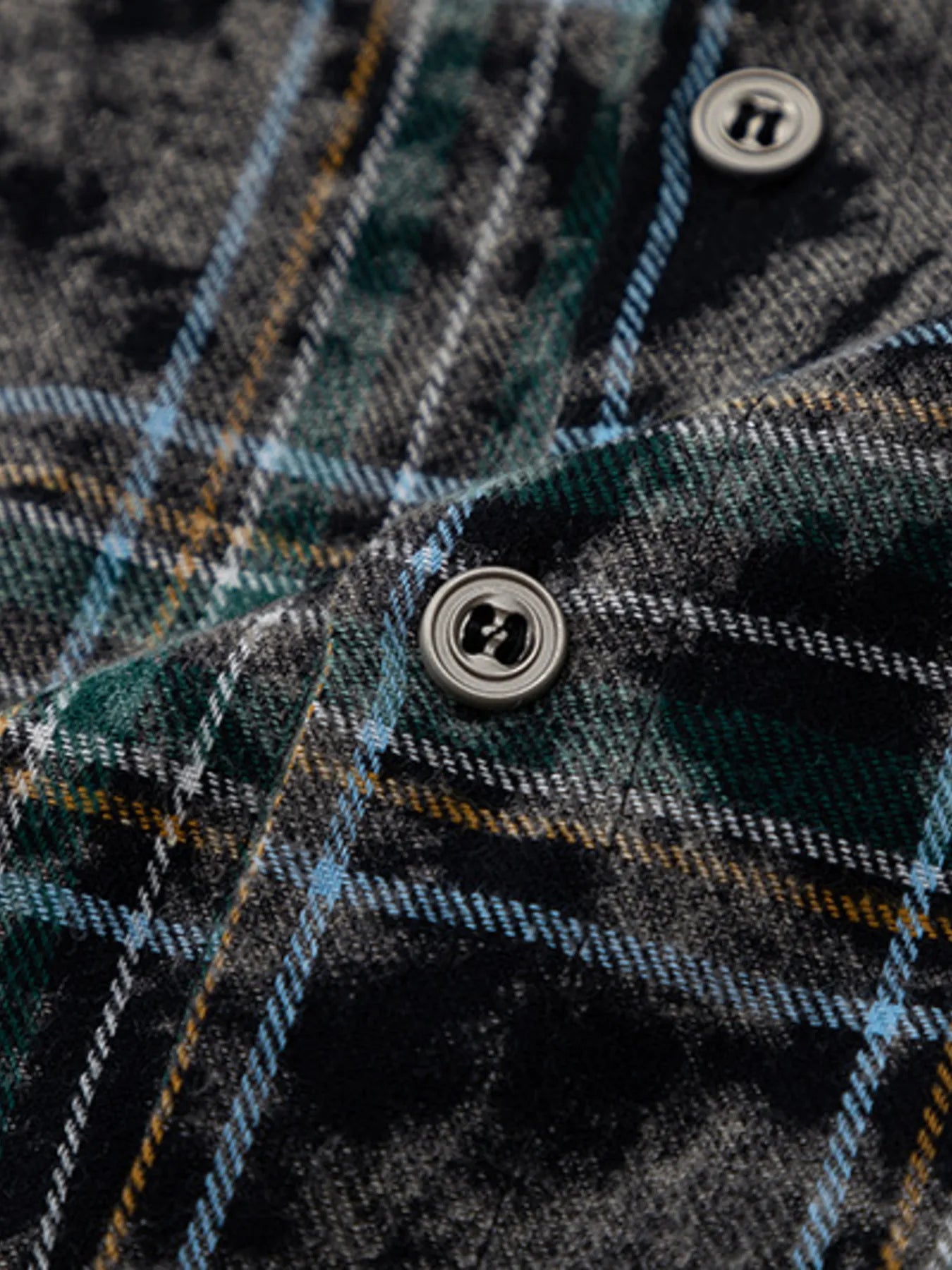 Men's Plaid Button-Up Shirt