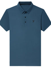 Men's Plus Size Breathable Short Sleeve Polo