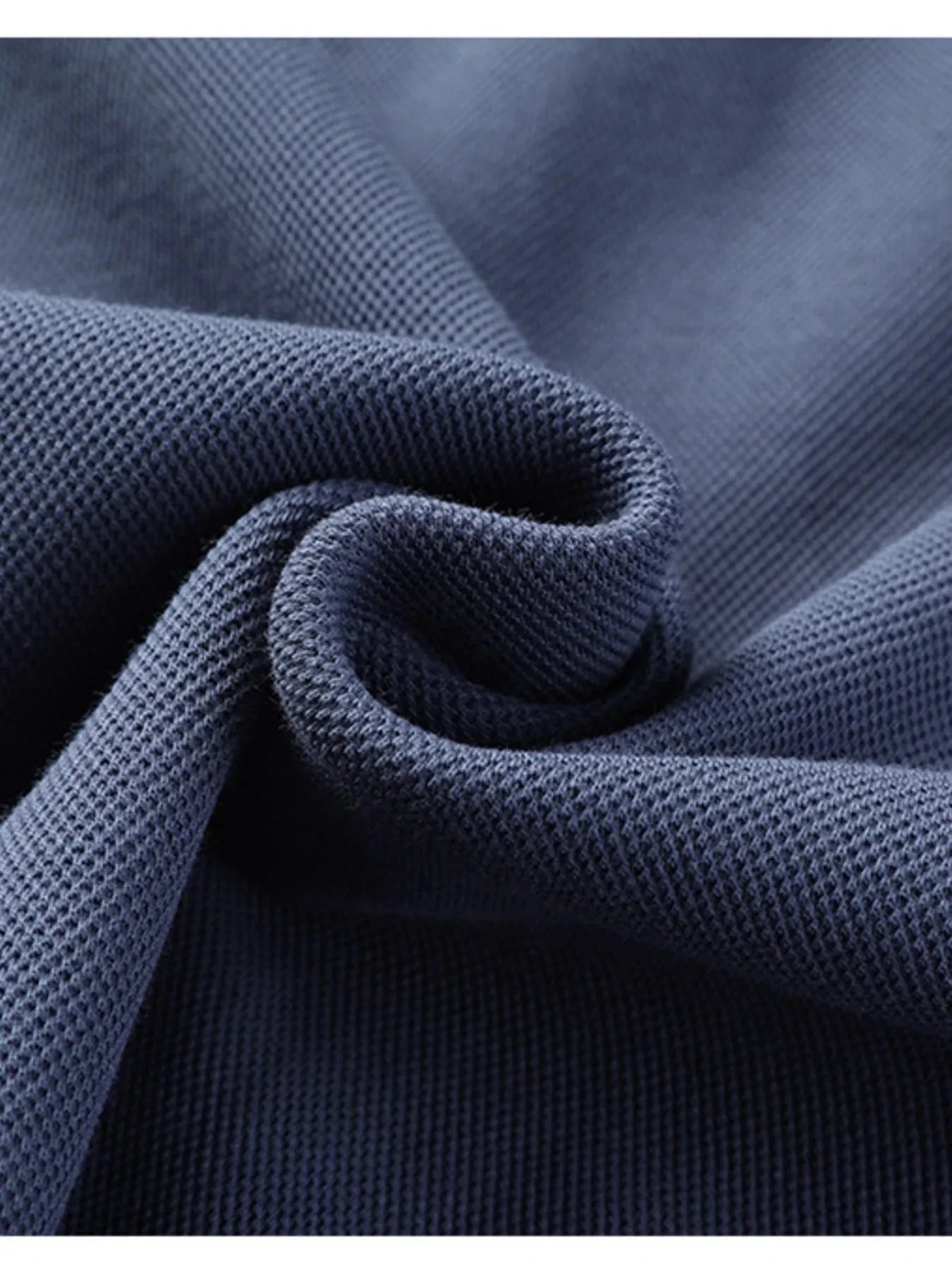 Men's Plus Size Button Detail Long Sleeve Polo