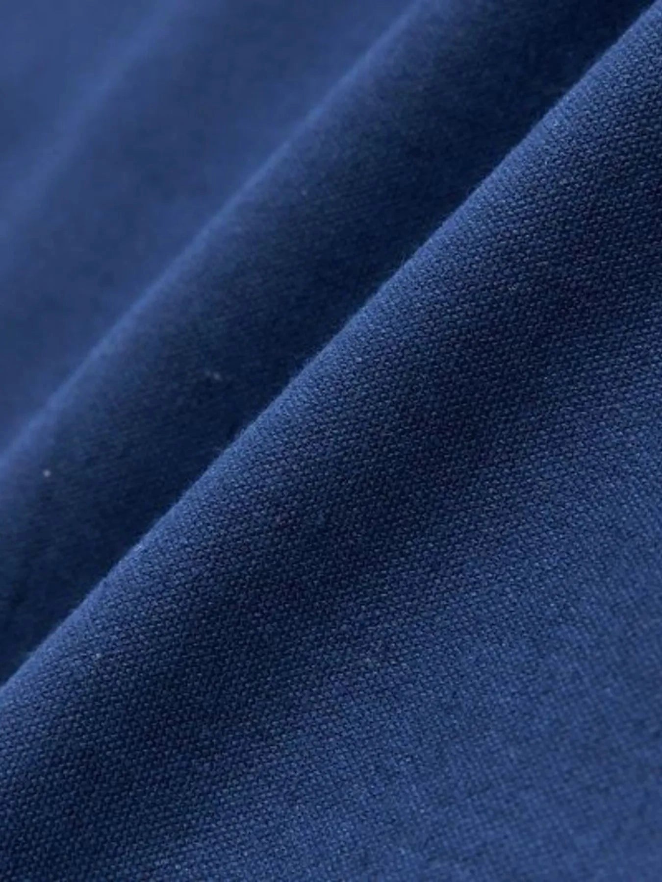 Men's Plus Size Button Detail Short Sleeve Blouse