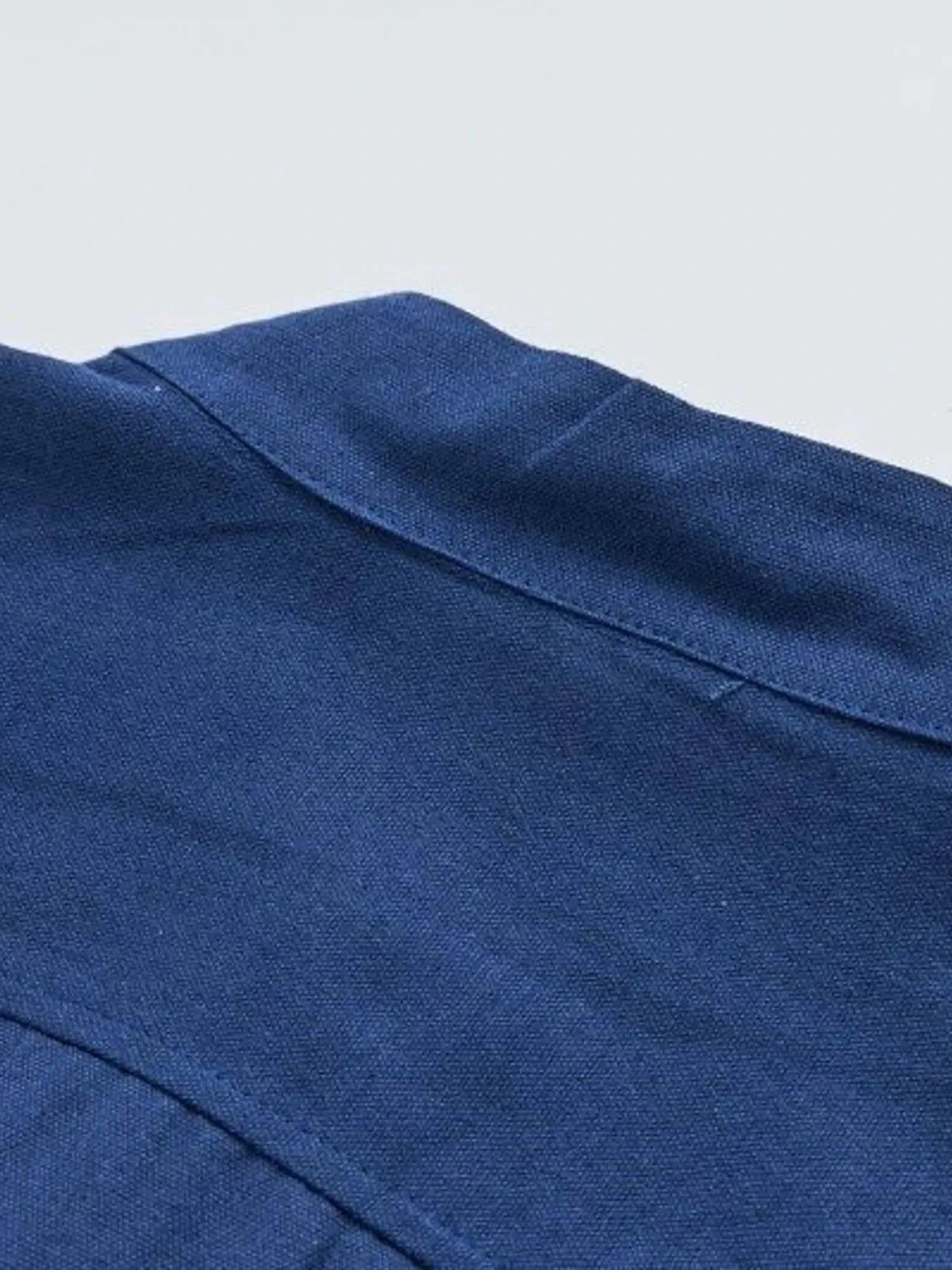 Men's Plus Size Button Detail Short Sleeve Blouse