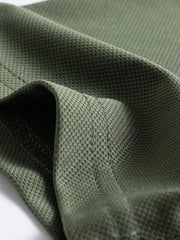 Men's Plus Size Button Detail Short Sleeve Polo