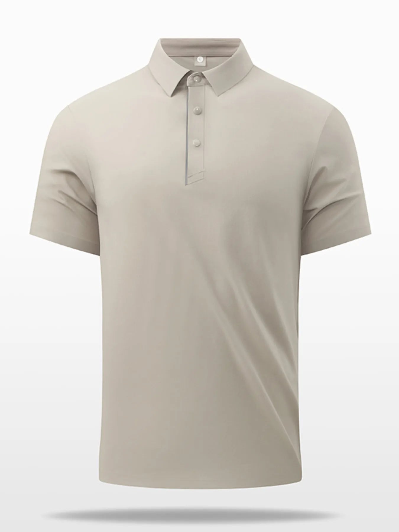 Men's Plus Size Button Detail Short Sleeve Polo