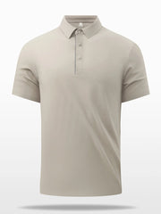 Men's Plus Size Button Detail Short Sleeve Polo