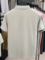 Men's Plus Size Button Detail Short Sleeve Polo