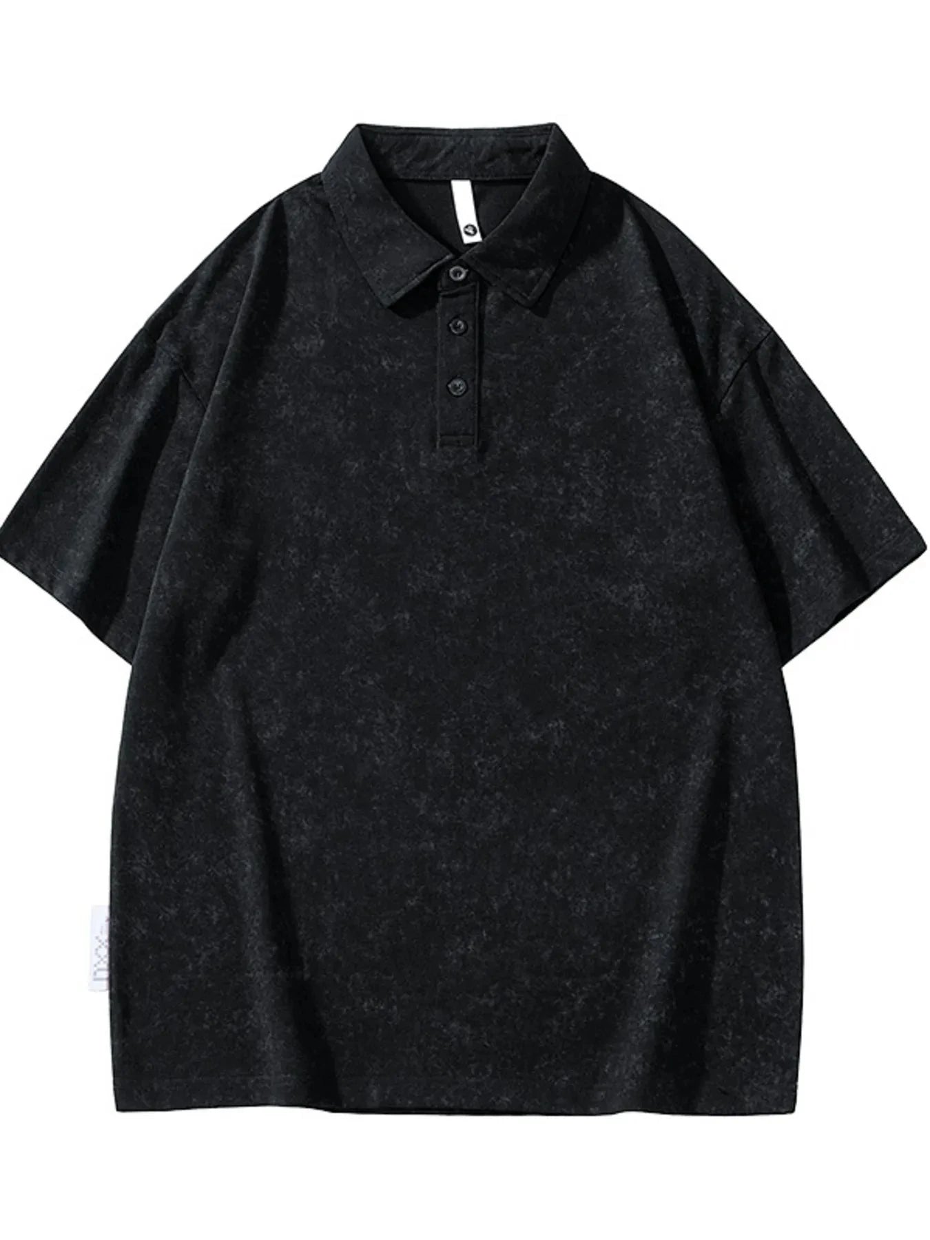 Men's Plus Size Button Detail Short Sleeve Polo