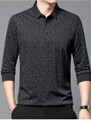 Men's Plus Size Button Detail Short Sleeve Polo Black / M