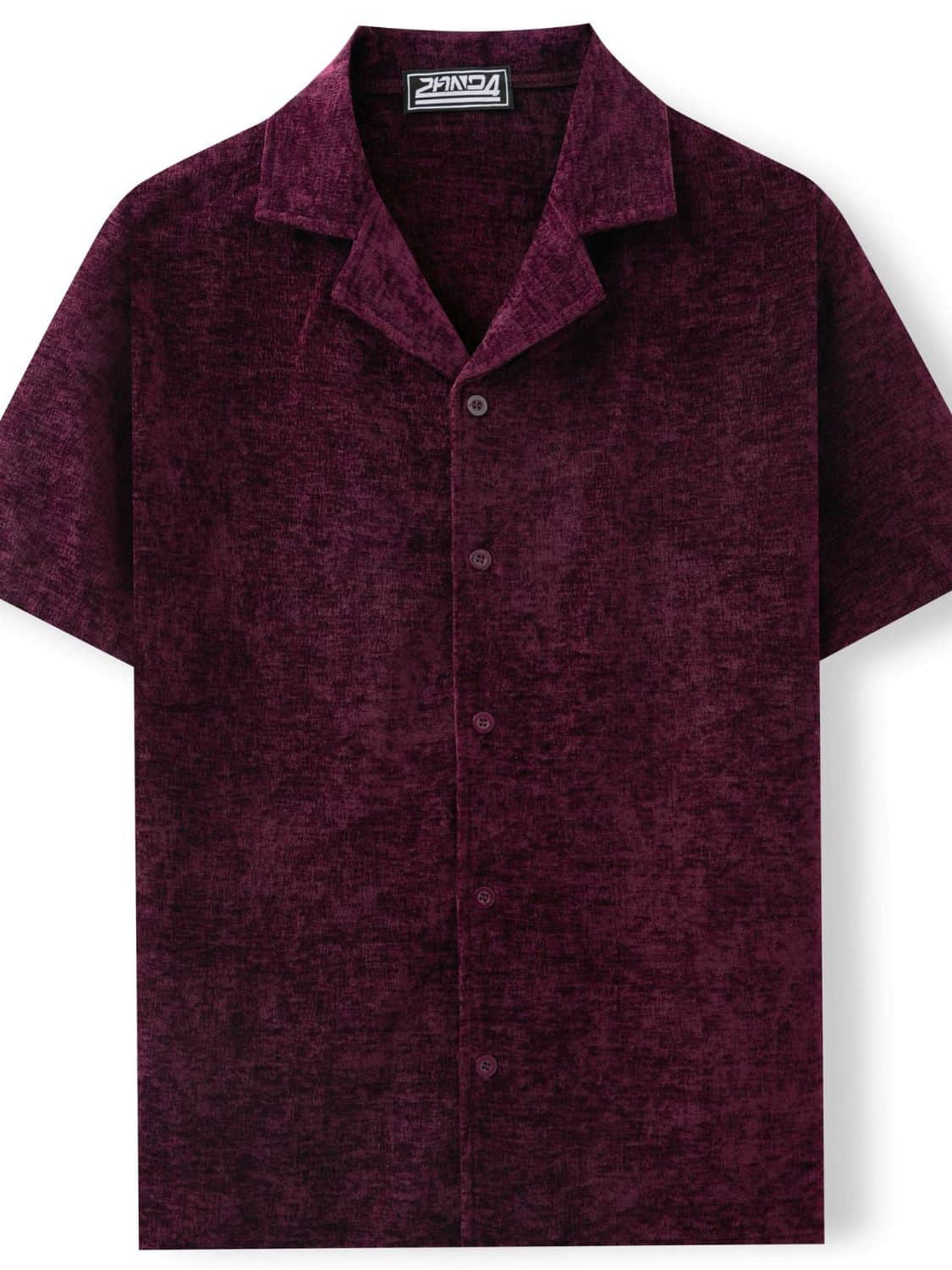 Men's Plus Size Button Down Short Sleeve Shirt