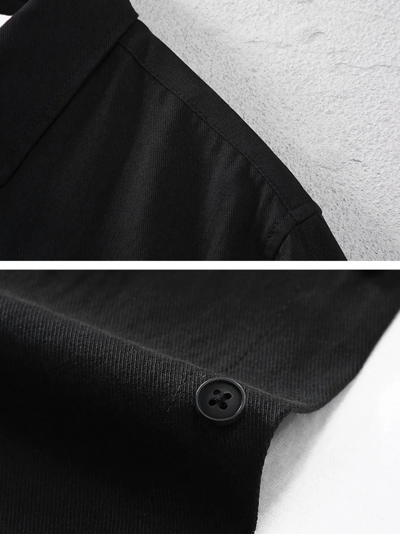 Men's Plus Size Button Up Long Sleeve Shirt