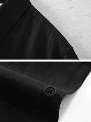 Men's Plus Size Button Up Long Sleeve Shirt