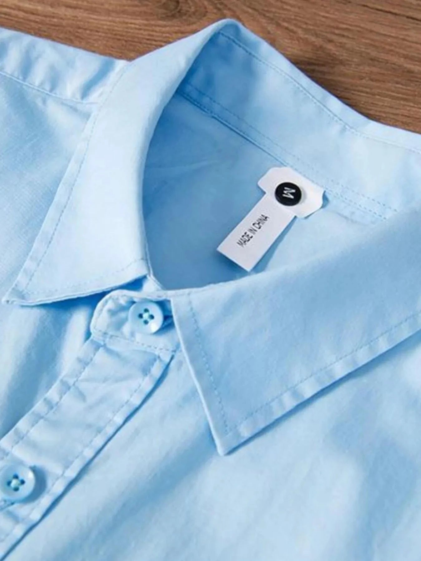 Men's Plus Size Button Up Long Sleeve Shirt