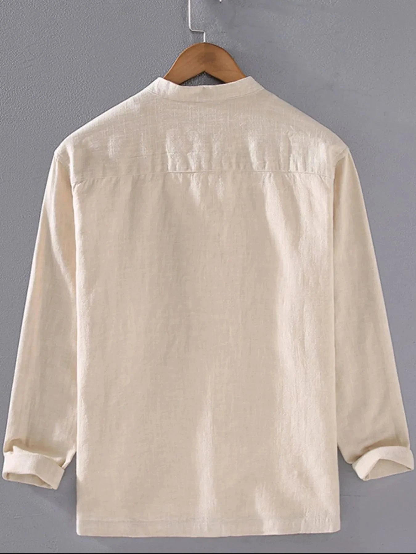 Men's Plus Size Button Up Long Sleeve Shirt