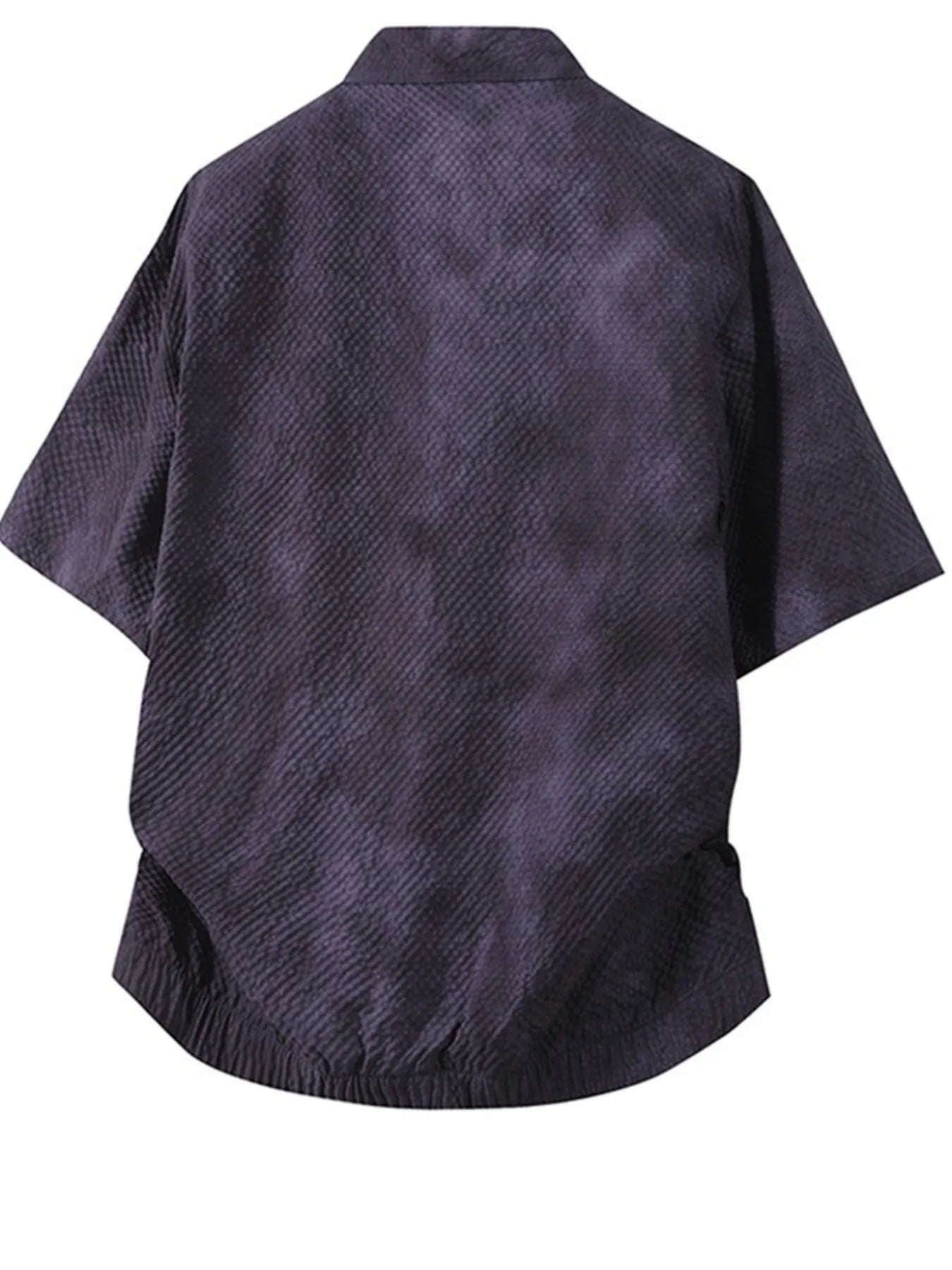 Men's Plus Size Button Up Short Sleeve Shirt