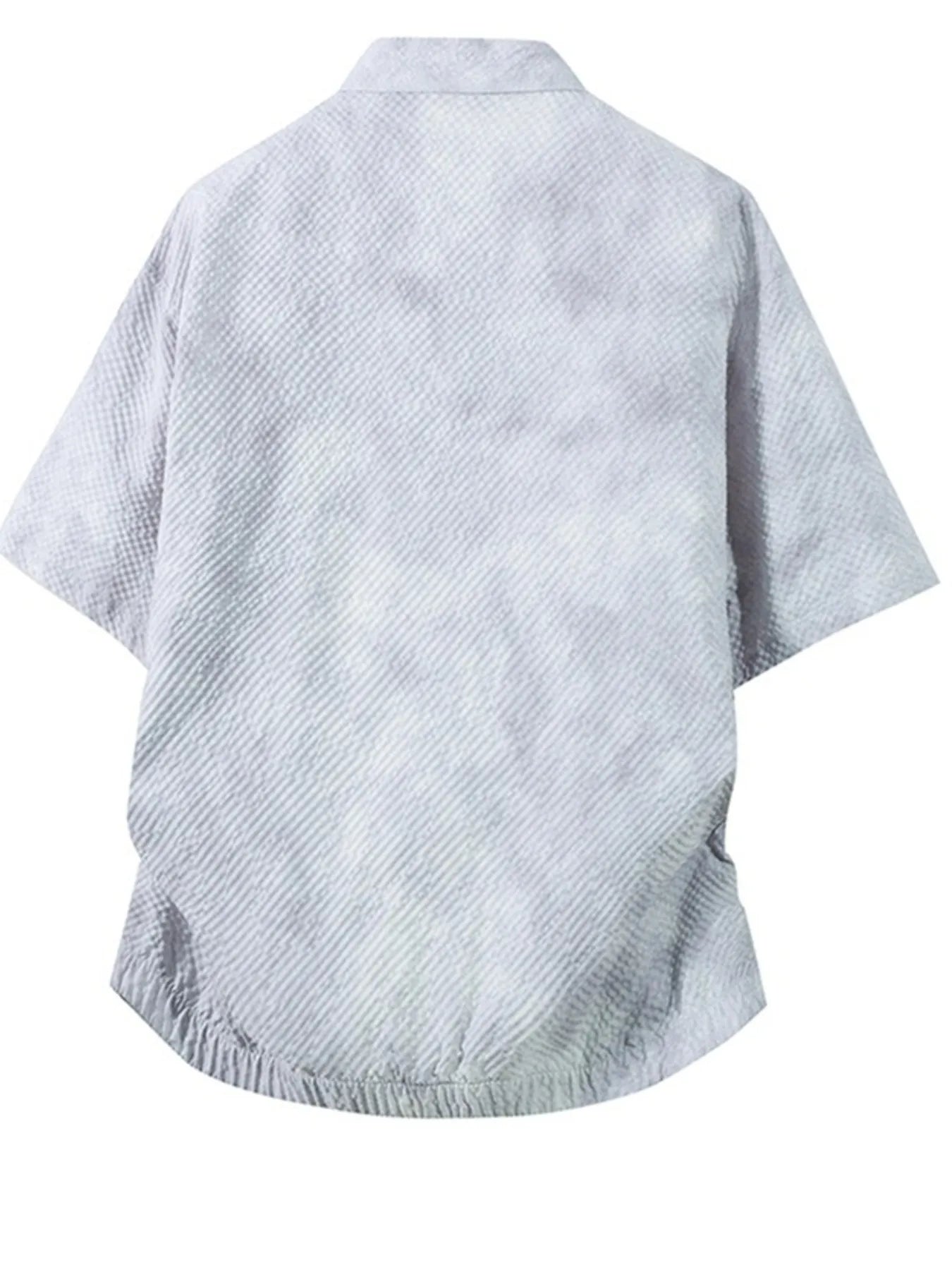 Men's Plus Size Button Up Short Sleeve Shirt