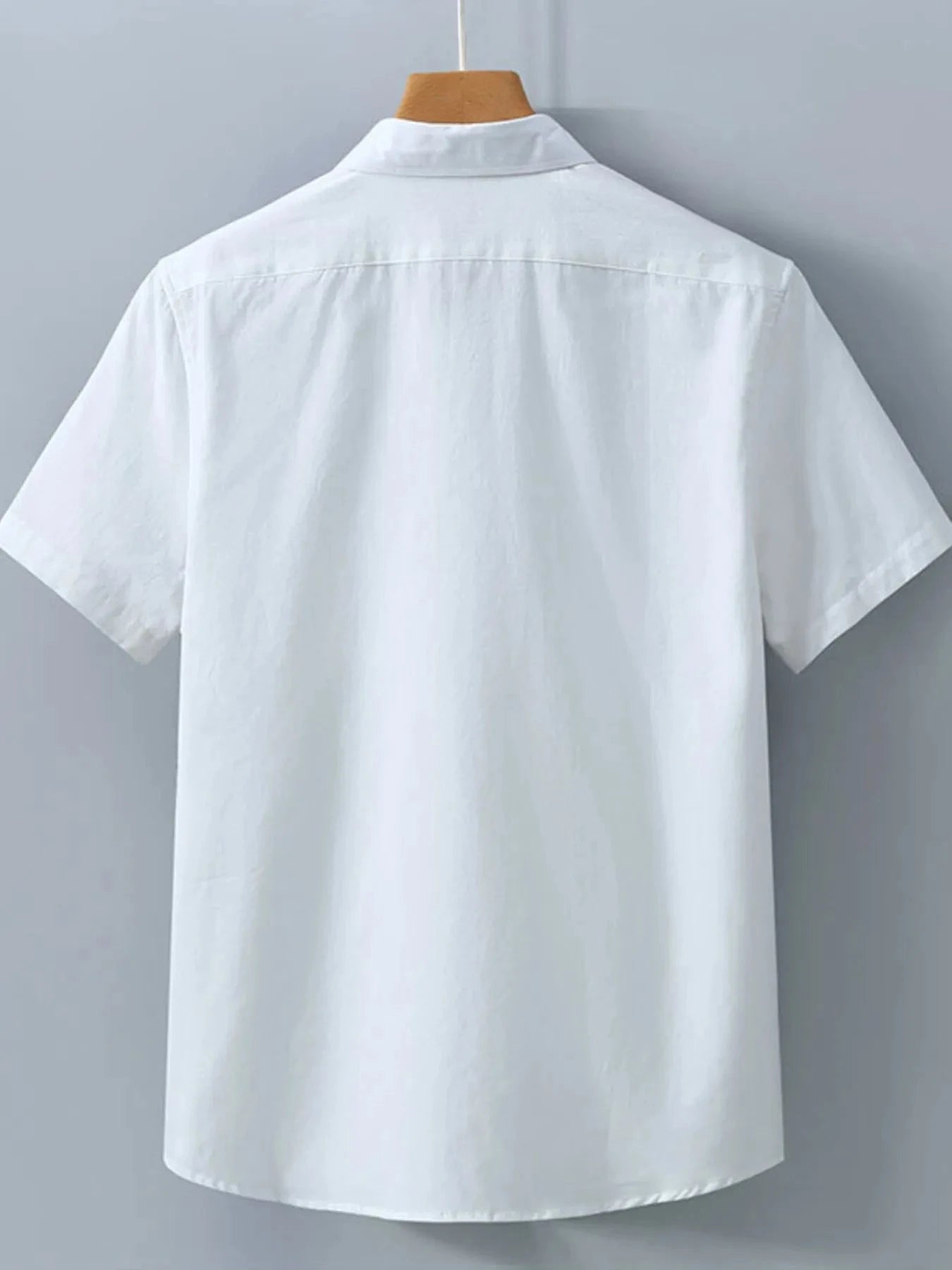 Men's Plus Size Button Up Short Sleeve Shirt