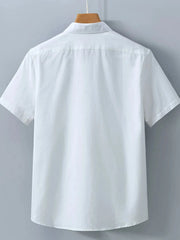 Men's Plus Size Button Up Short Sleeve Shirt