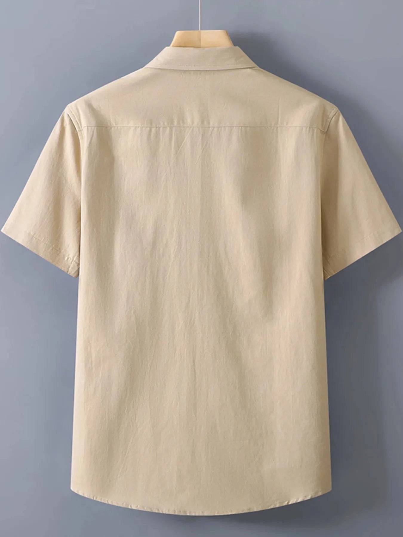 Men's Plus Size Button Up Short Sleeve Shirt