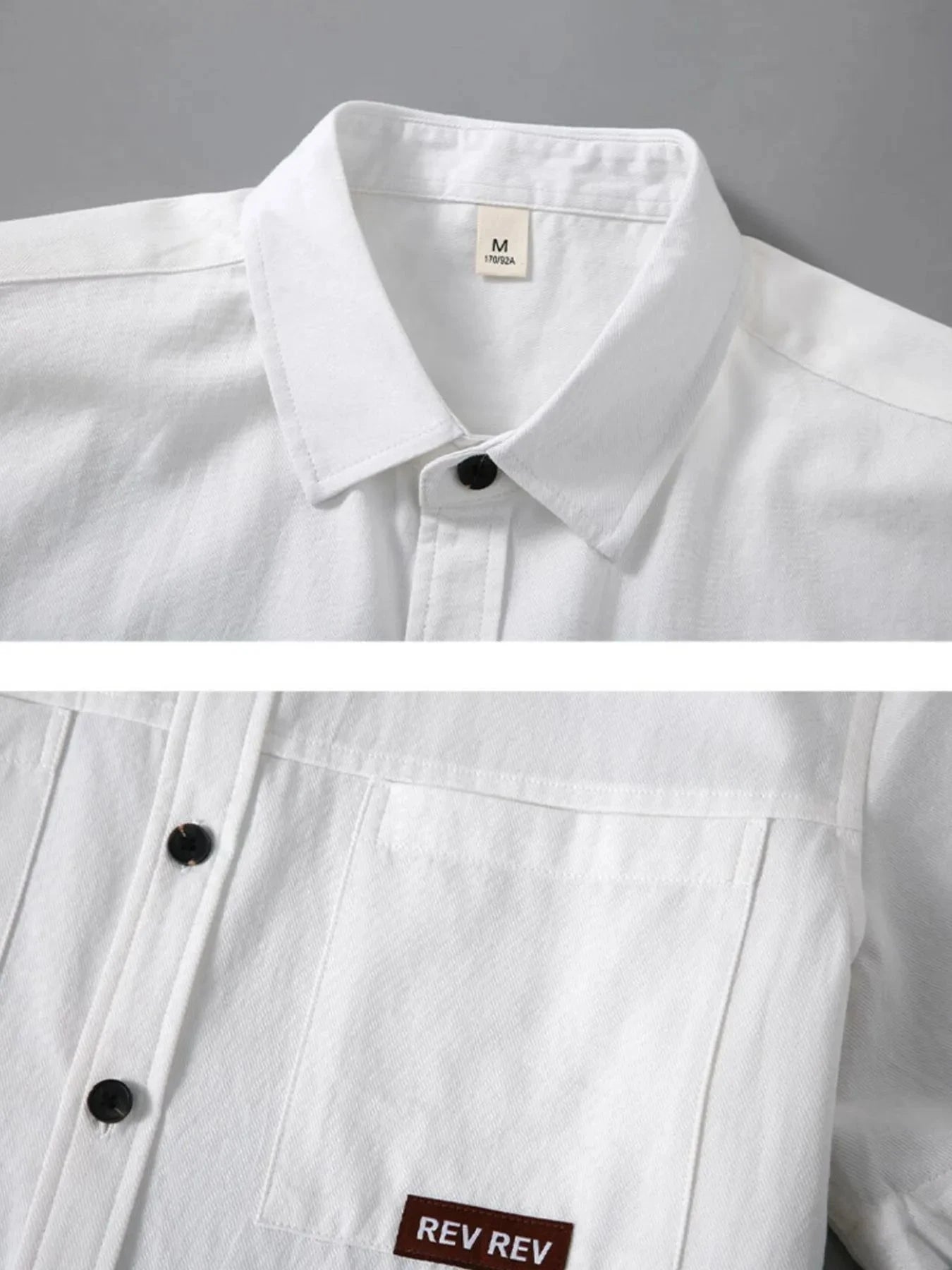 Men's Plus Size Button Up Short Sleeve Shirt