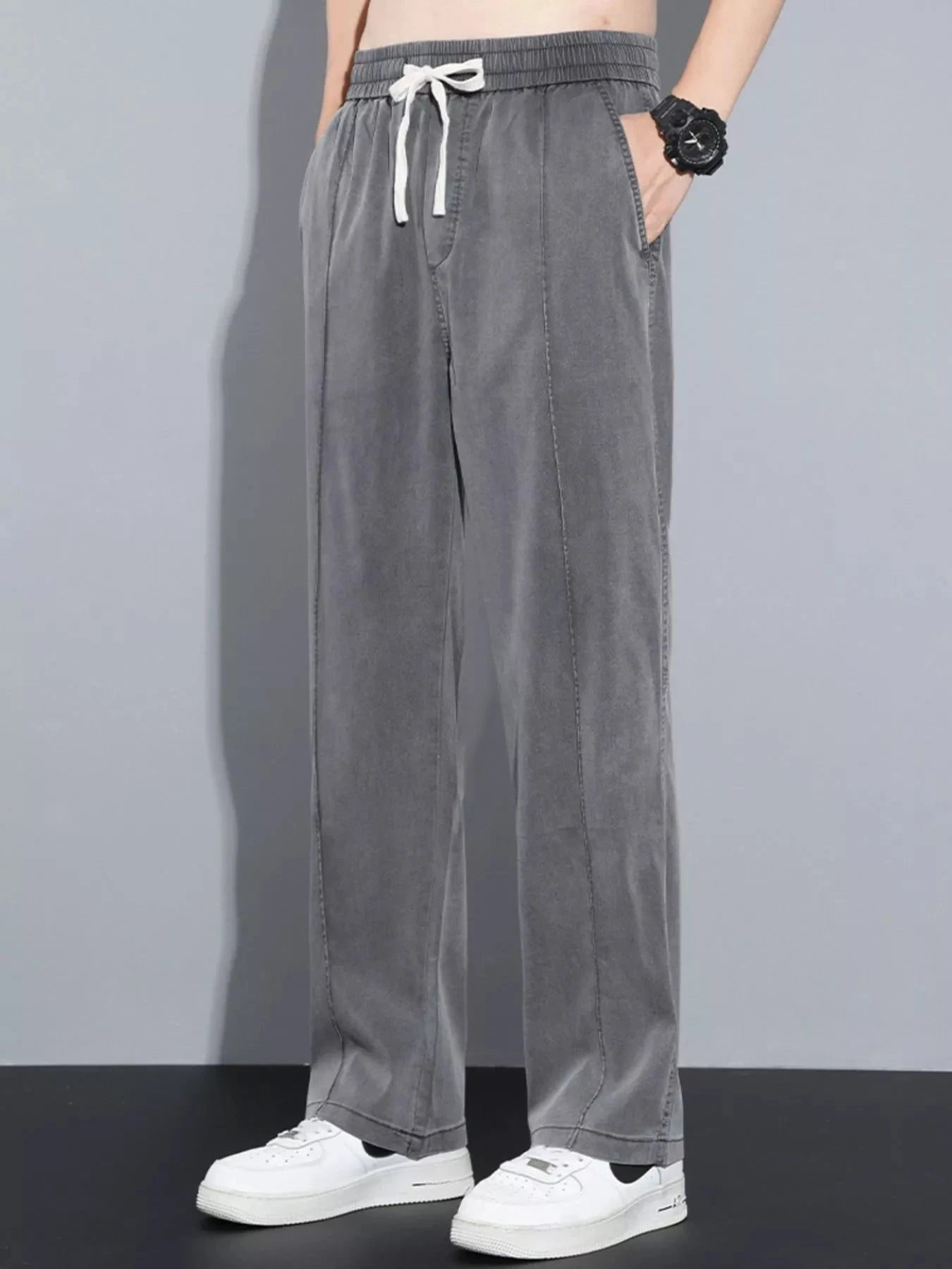 Men's Plus Size Casual Drawstring Pants