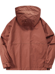 Men's Plus Size Casual Hooded Windproof Jacket