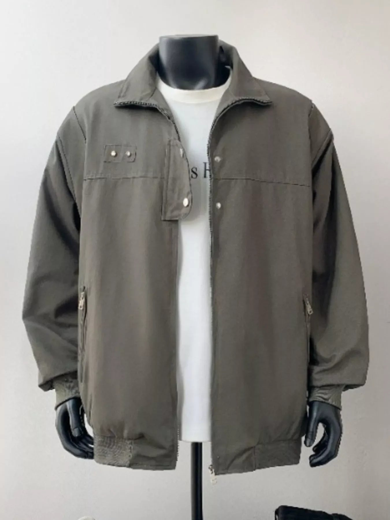 Men's Plus Size Casual Lightweight Bomber Jacket