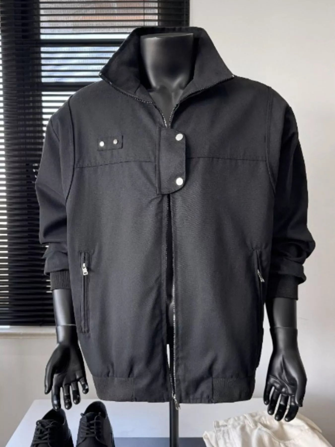 Men's Plus Size Casual Lightweight Bomber Jacket