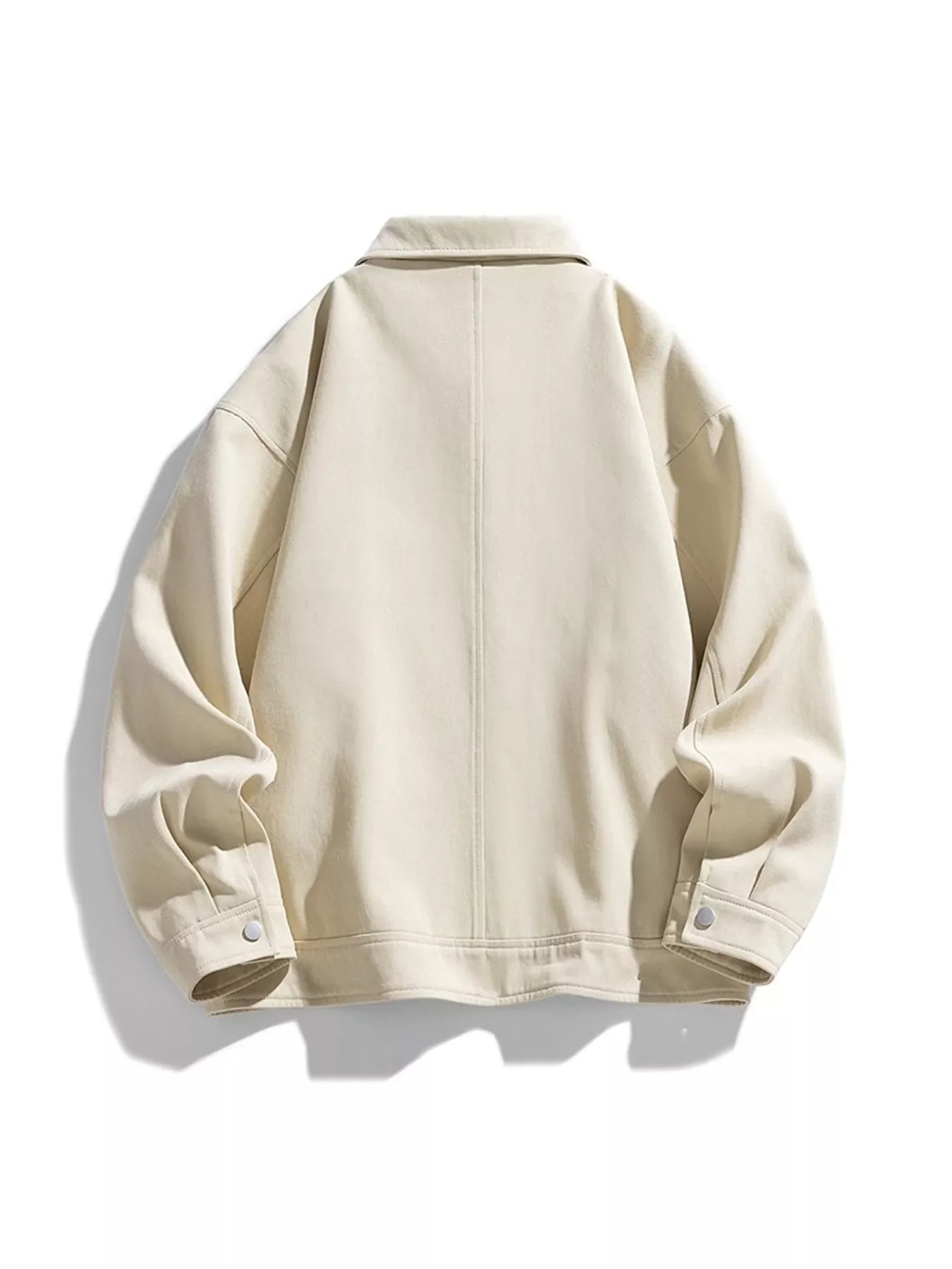 Men's Plus Size Casual Snap-Down Jacket