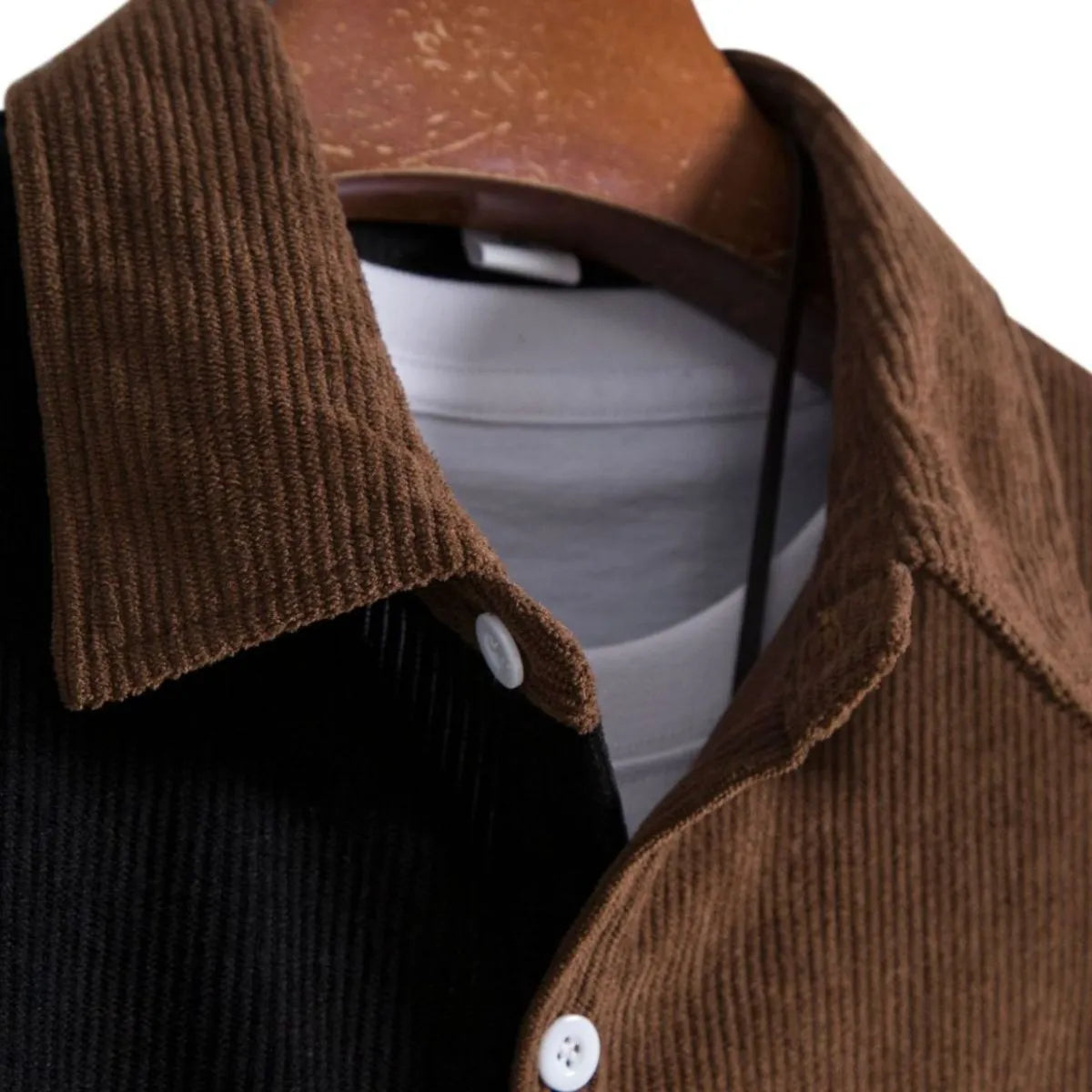 Men's Plus Size Classic Color Block Short Sleeve Shirt