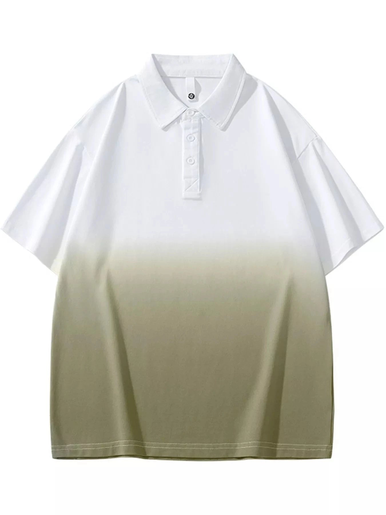 Men's Plus Size Collared Neck Short Sleeve Polo