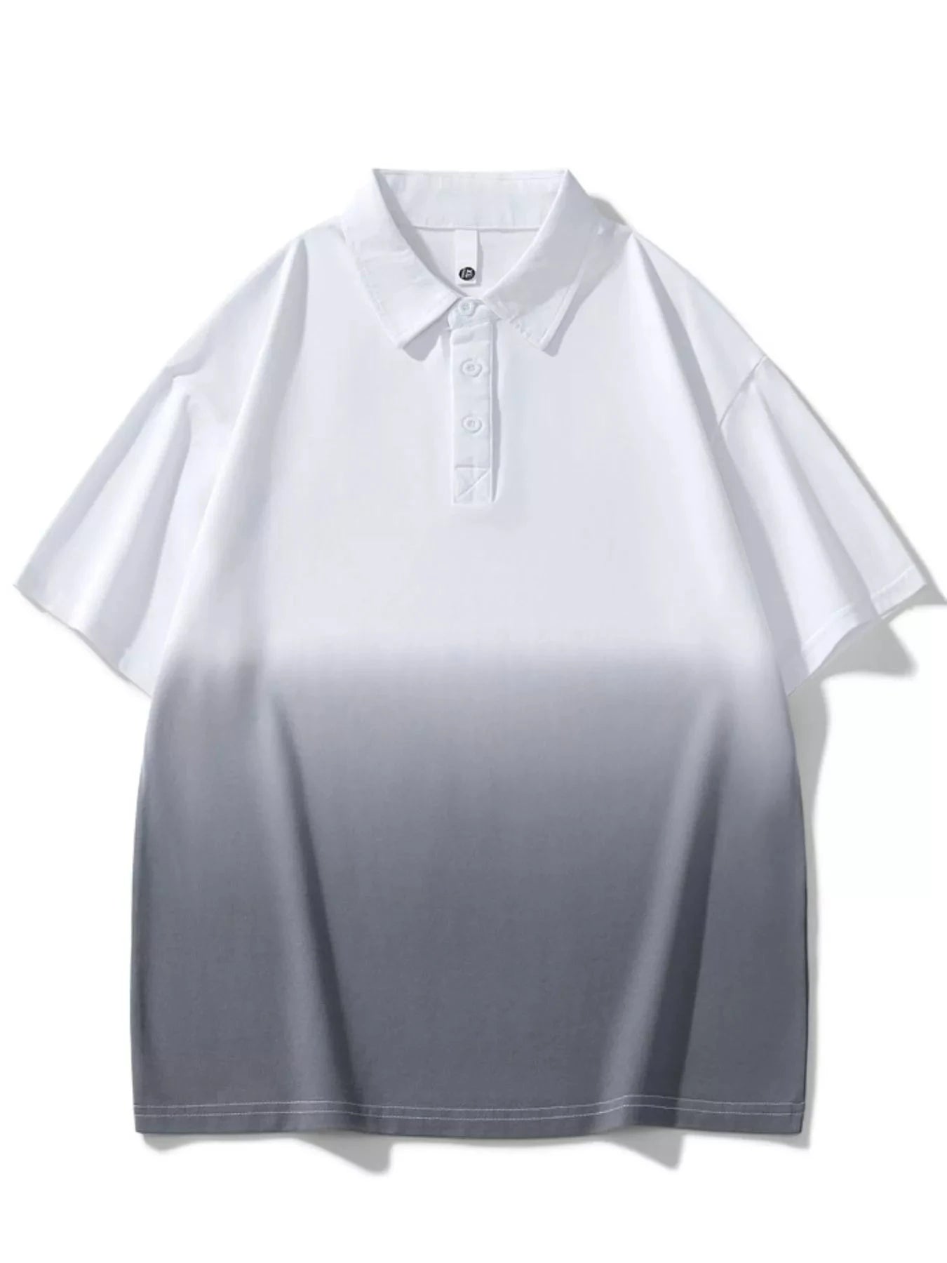 Men's Plus Size Collared Neck Short Sleeve Polo