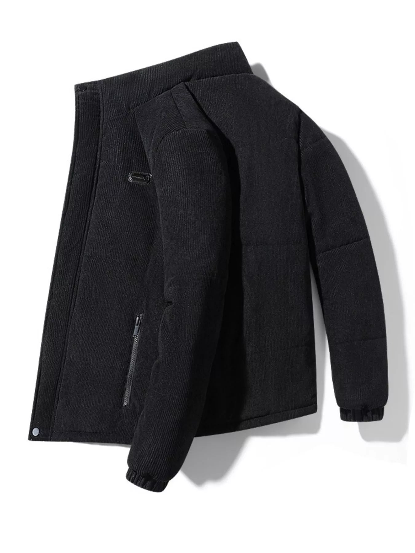 Men's Plus Size Corduroy Padded Winter Coat