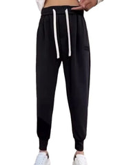Men's Plus Size Drawstring Jogger Pants Black / M