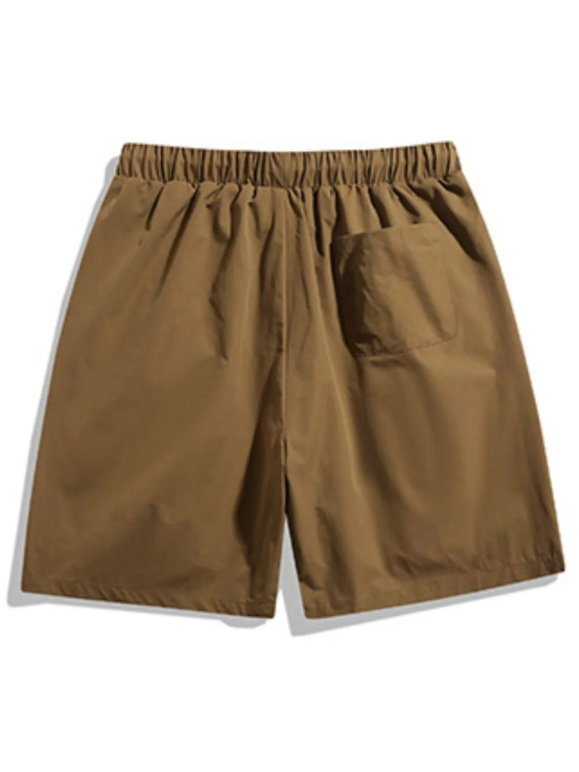 Men's Plus Size Drawstring Pocketed Shorts