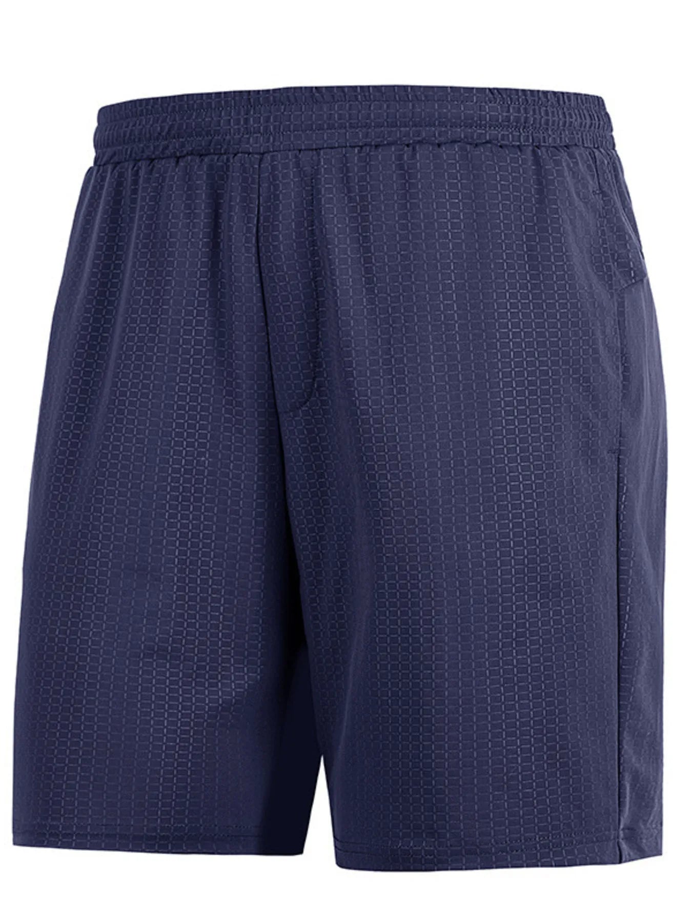 Men's Plus Size Elastic Waist Shorts Dark Navy / L