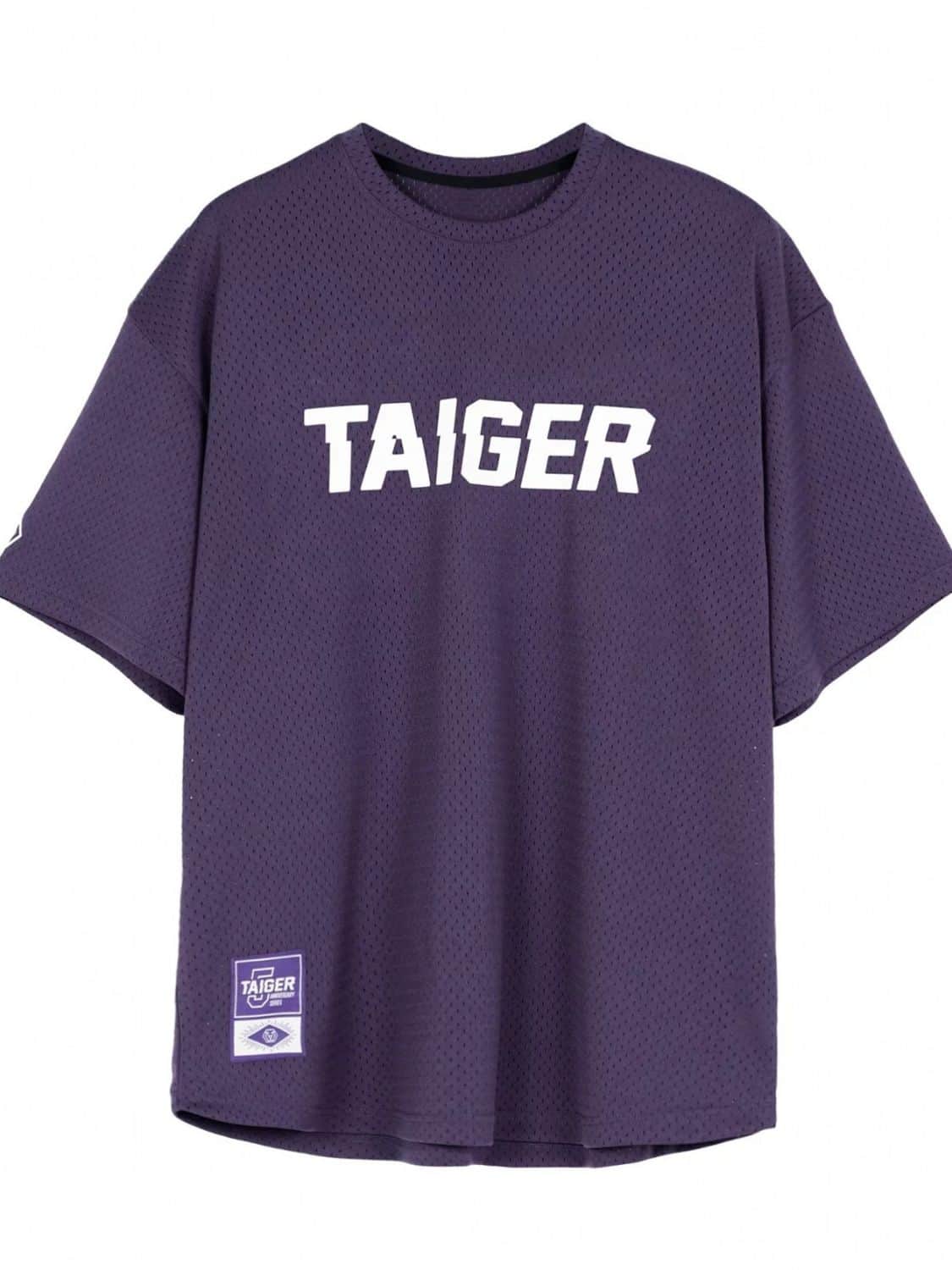 Men's Plus Size Letter Graphic Round Neck Half Sleeve T-Shirt Mauve / M