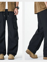 Men's Plus Size Loose Fit Cargo Combat Pants