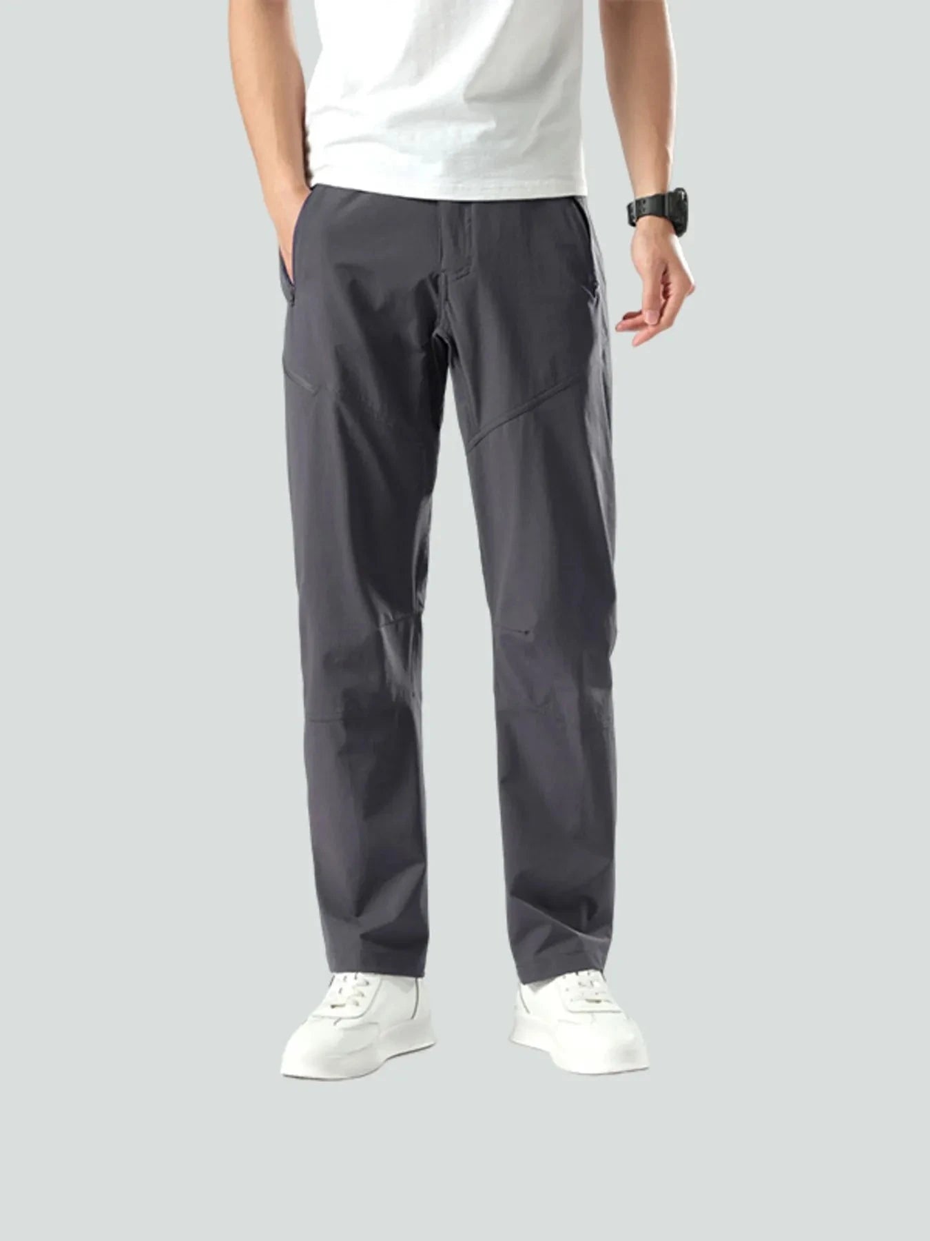 Men's Plus Size Loose Fit Pants Grey / M