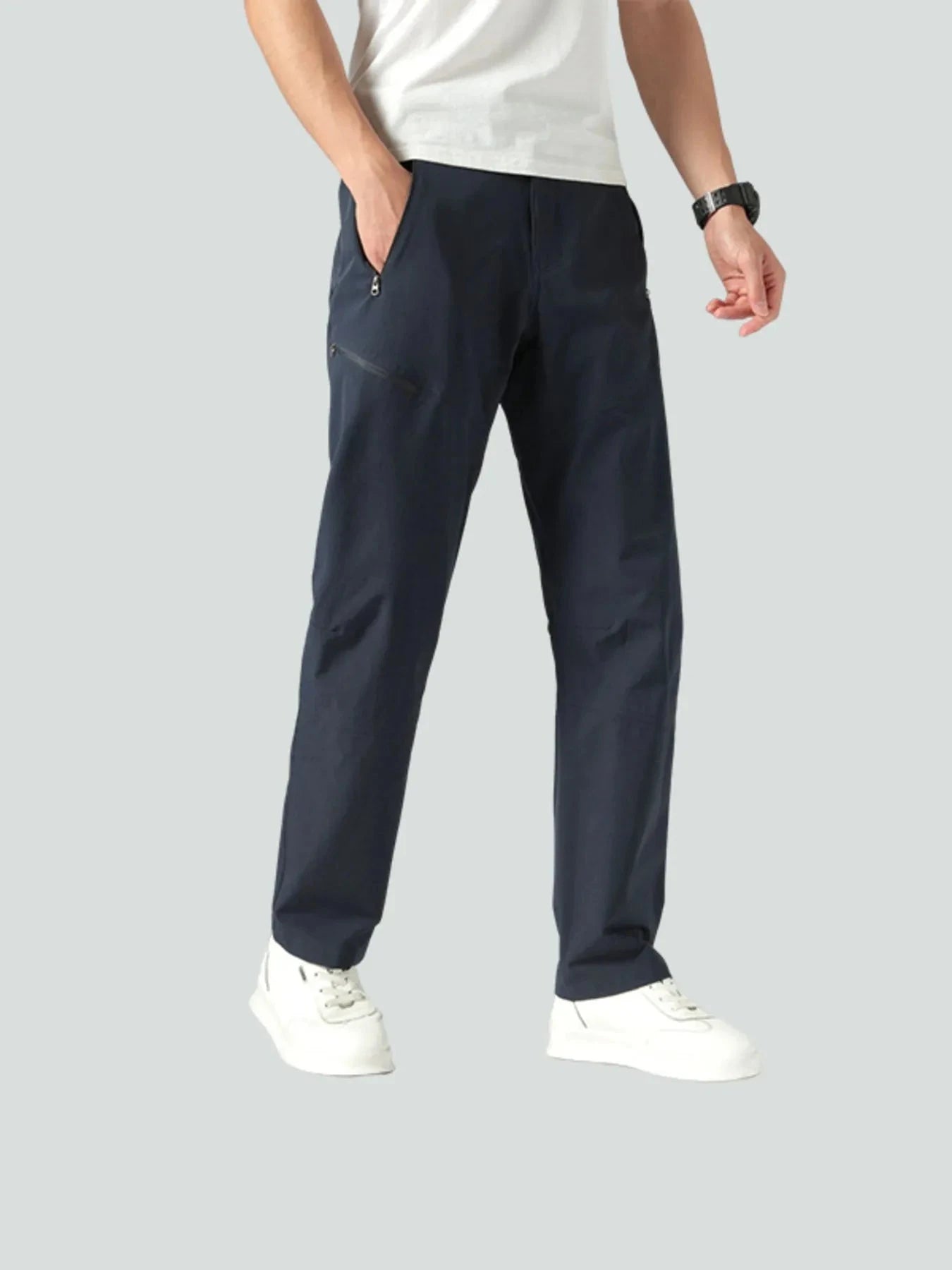 Men's Plus Size Loose Fit Pants Royal Blue / M