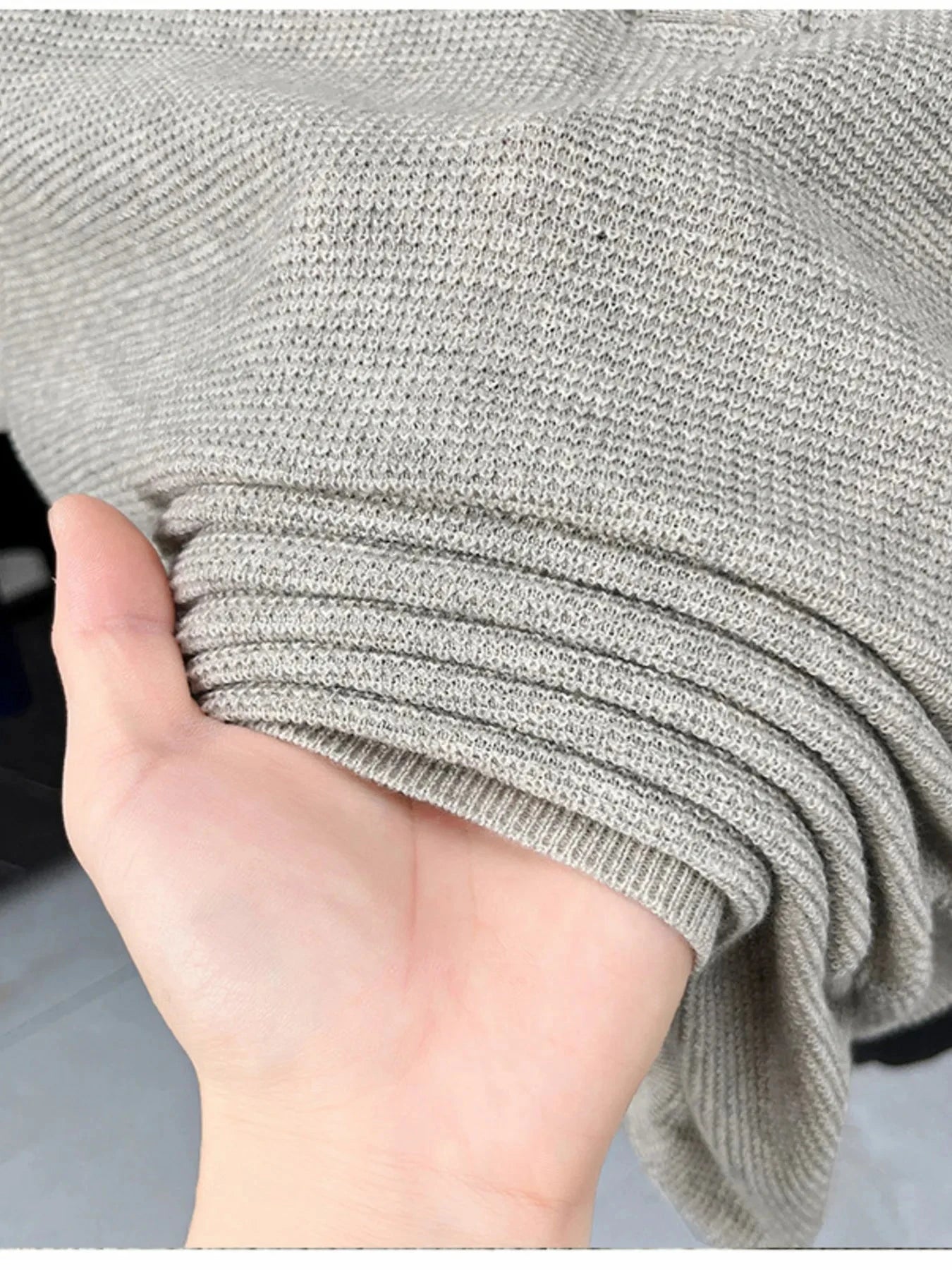 Men's Plus Size Notched Short Sleeve T-Shirt