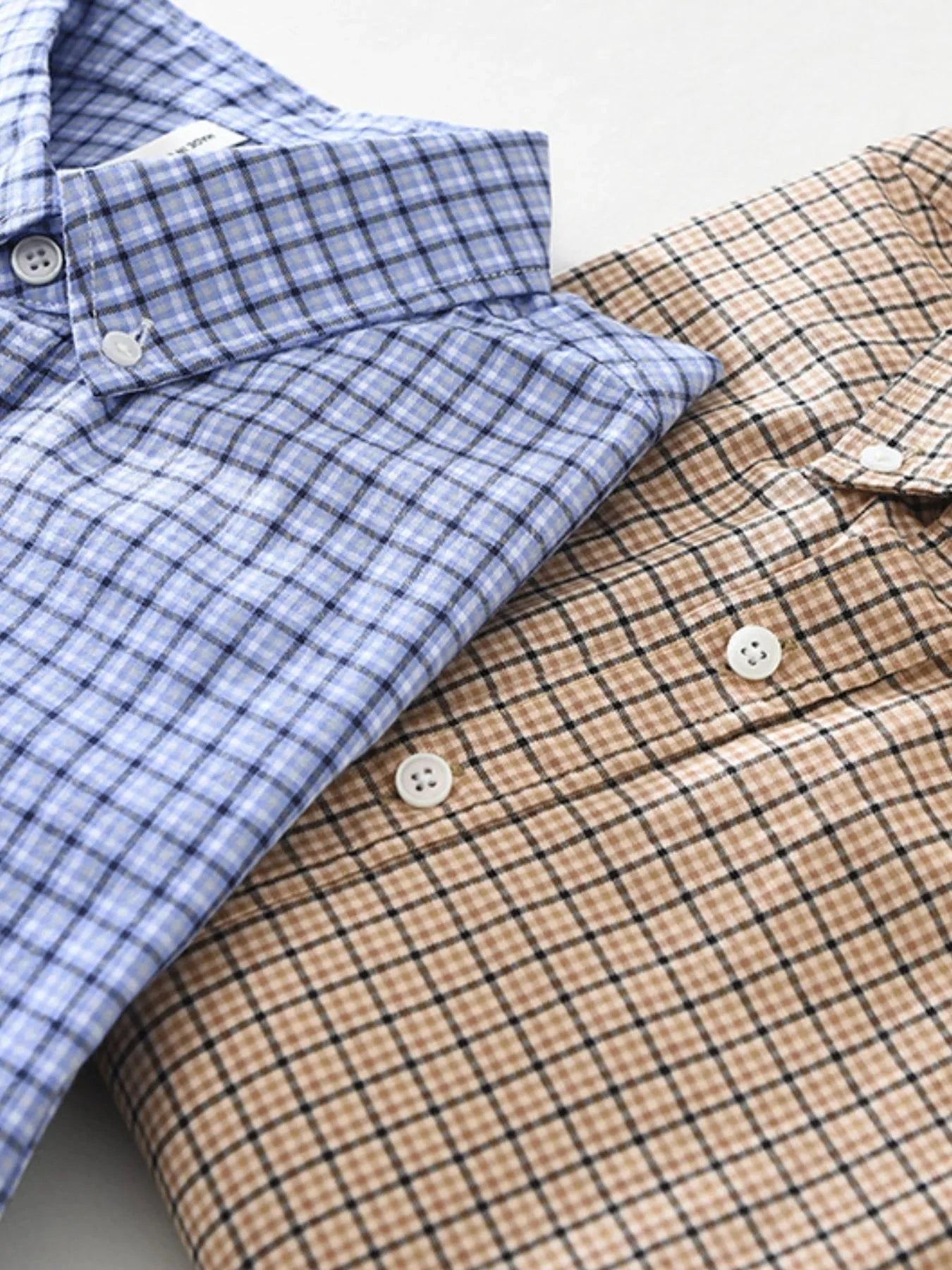 Men's Plus Size Plaid Button Up Short Sleeve Shirt