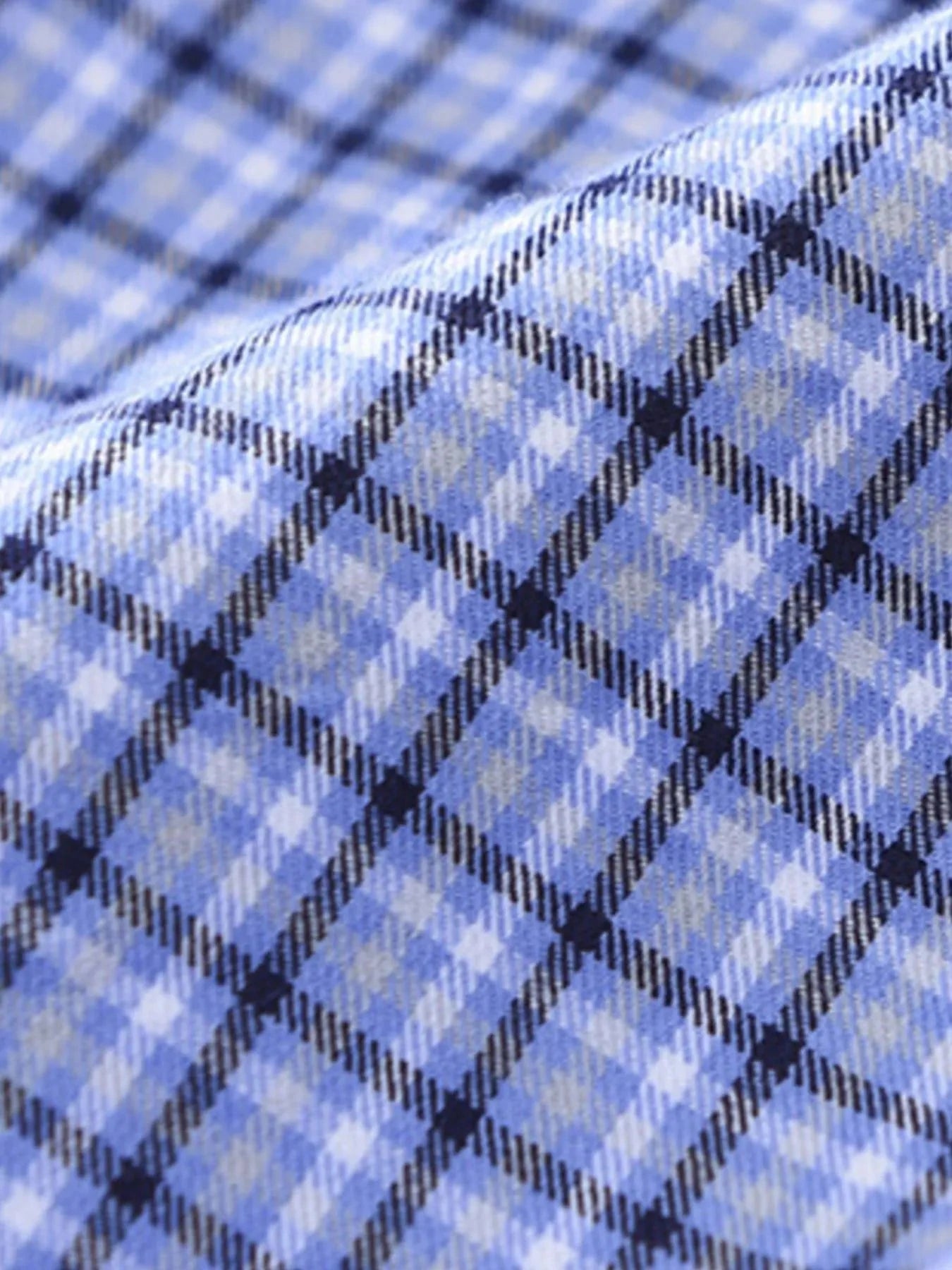 Men's Plus Size Plaid Button Up Short Sleeve Shirt